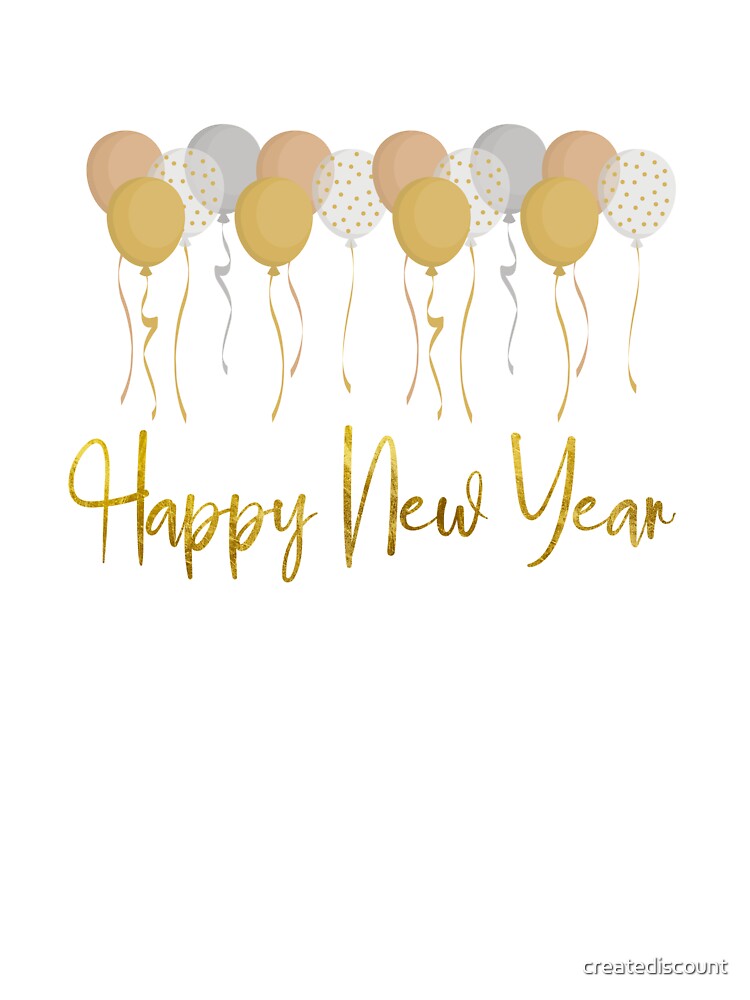 Gold Happy New Year 2023 celebrate party by creatediscount T-Shirts, Hoodie, Sweatshirt | BlankRebels.com (Image 3)