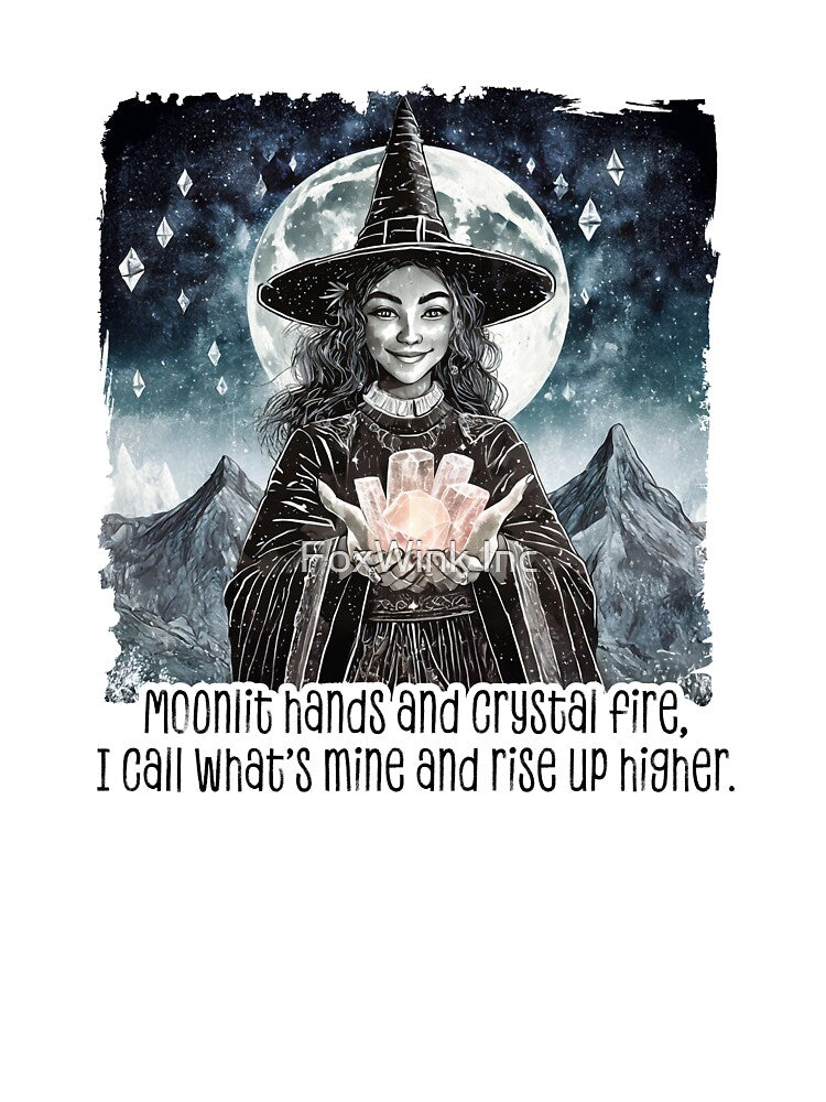 Moonlight Rituals & Crystal Intentions by FoxWink Inc T-Shirts, Hoodie, Sweatshirt | BlankRebels.com (Image 3)