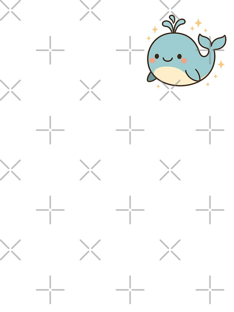 Sealife Kawaii Whale ⭐ Cute Cartoon Ocean Animal Gift for Whale Lovers by ChillTofu T-Shirts, Hoodie, Sweatshirt (Image 3)