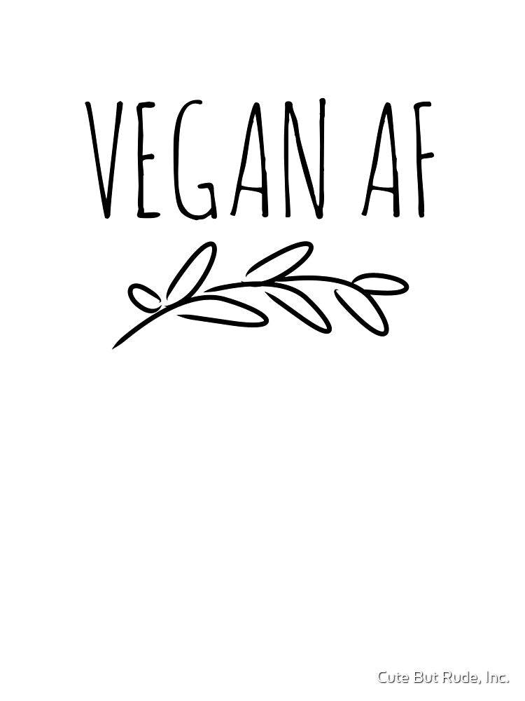 Vegan AF by Cute But Rude, Inc. T-Shirts, Hoodie, Sweatshirt | BlankRebels.com (Image 3)