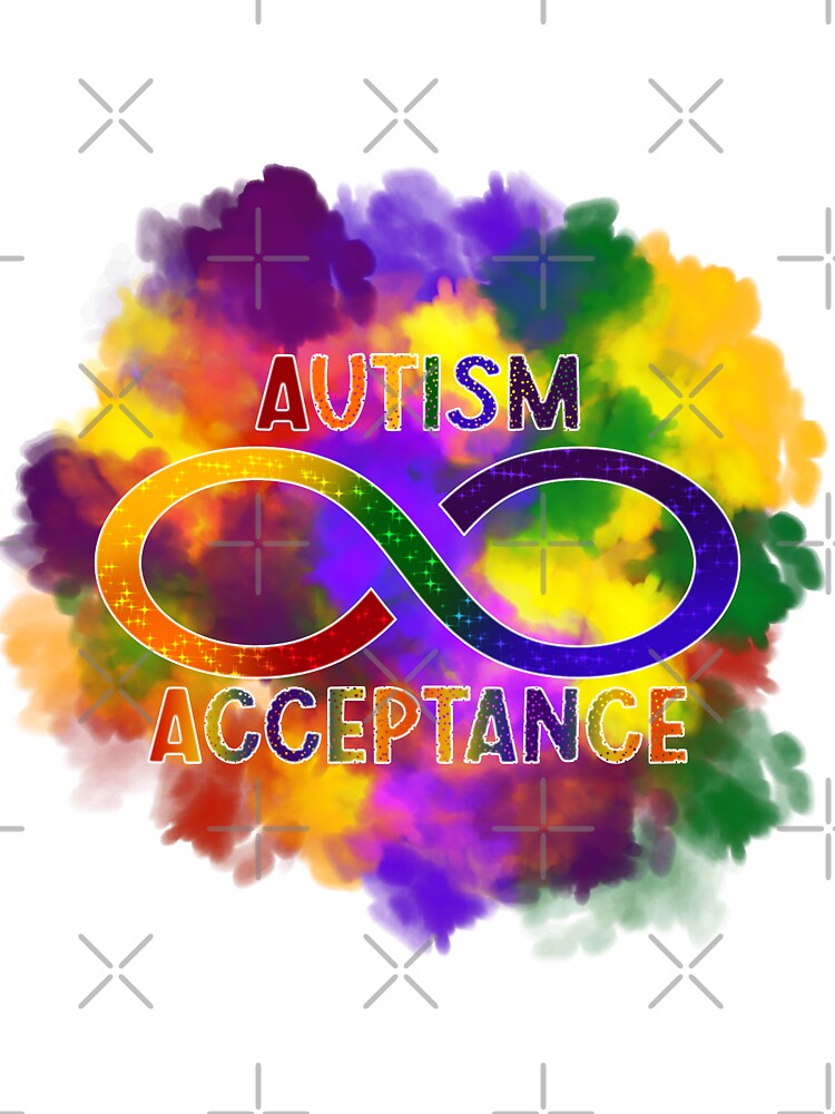 Autism Acceptance Chalk Cloud by Eevee's Bits and Bobs T-Shirts, Hoodie, Sweatshirt | BlankRebels.com (Image 3)