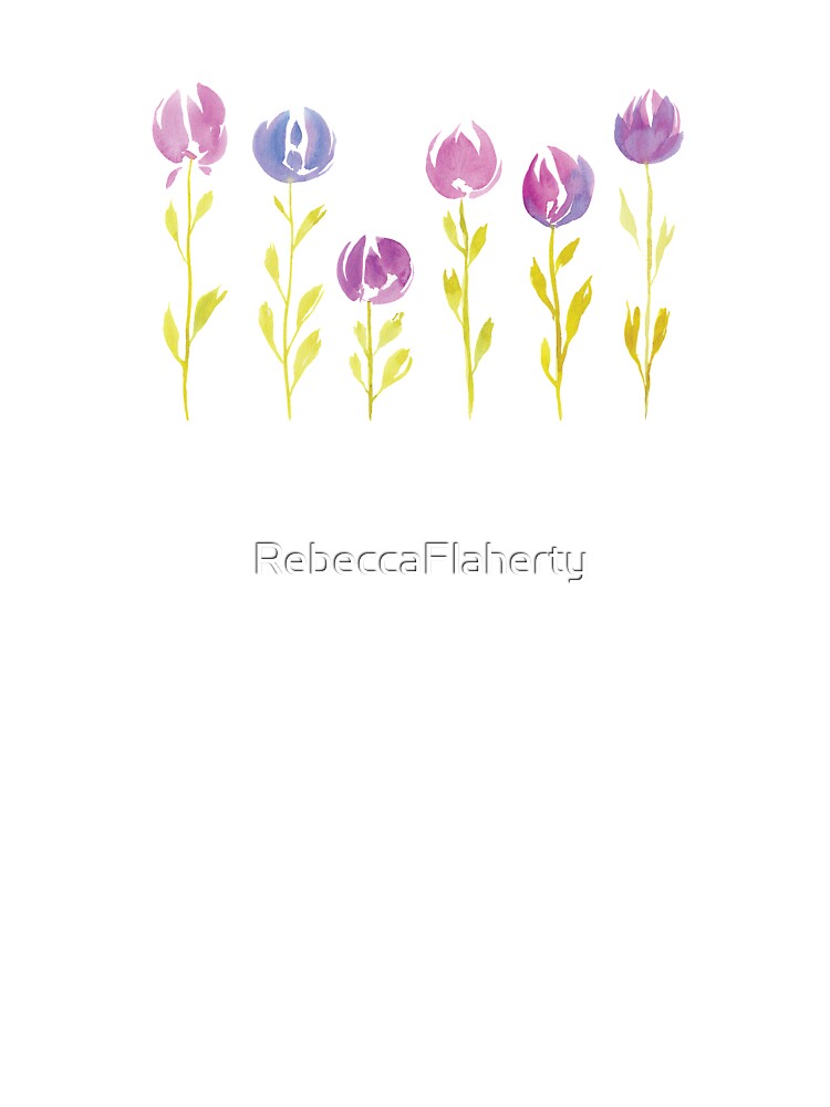 Floral Stems | Original Colours by RebeccaFlaherty T-Shirts, Hoodie, Sweatshirt | BlankRebels.com (Image 3)