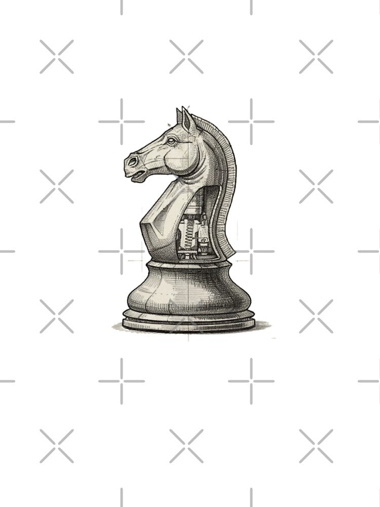 Vintage Chess patent illustration by V & I T-Shirts, Hoodie, Sweatshirt | BlankRebels.com (Image 3)