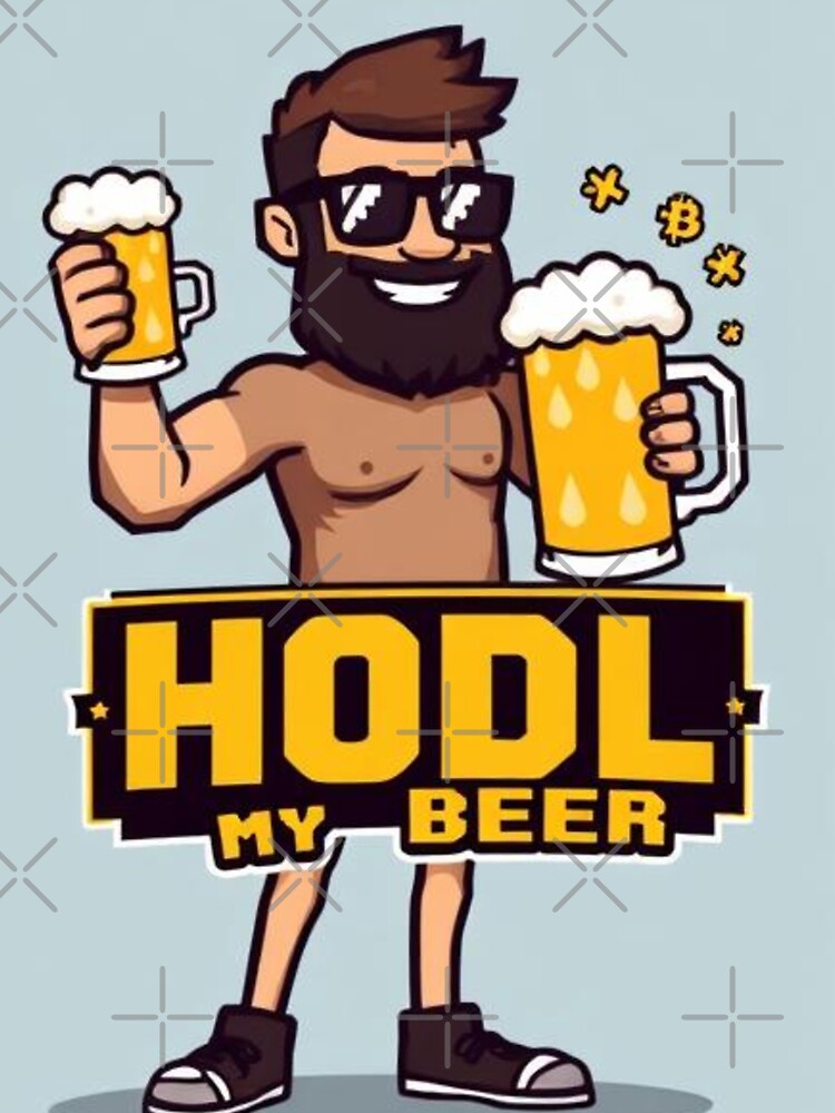 HODL My Beer – Crypto Trading Humor" by bullbeargear T-Shirts, Hoodie, Sweatshirt | BlankRebels.com (Image 3)
