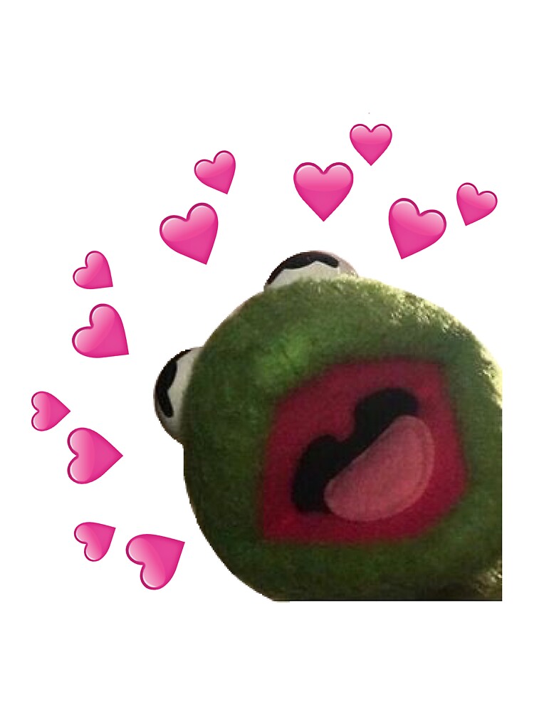 Kermit heart Meme by queentones T-Shirts, Hoodie, Sweatshirt | BlankRebels.com (Image 3)