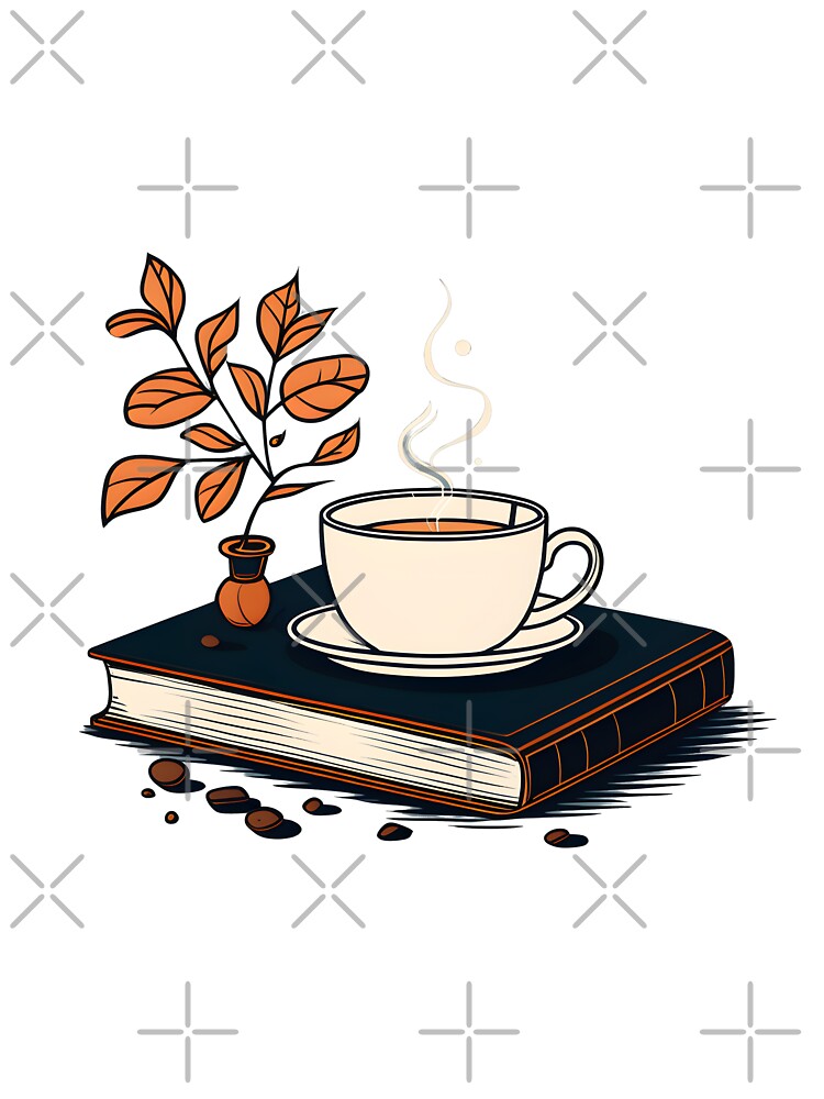 cup of coffee & books by CaffeineDose T-Shirts, Hoodie, Sweatshirt | BlankRebels.com (Image 3)