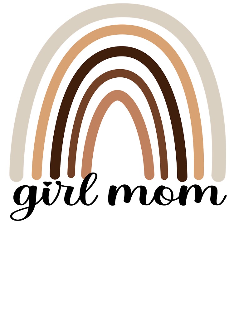Girl Mom Rainbow shirt, Gift for Mother's Day & Birthday, Mom Birthday Gift, birthday gift for mom, kids'... (Image 3)
