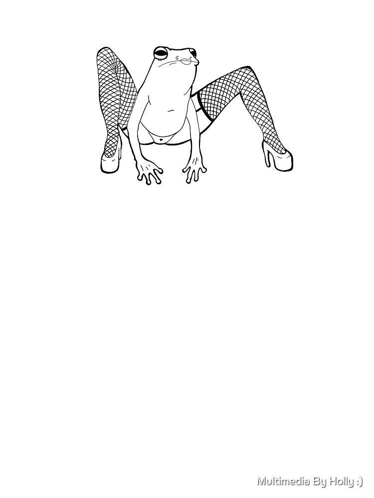 Fishnet Frog by Multimedia By Holly T-Shirts, Hoodie, Sweatshirt | BlankRebels.com (Image 3)