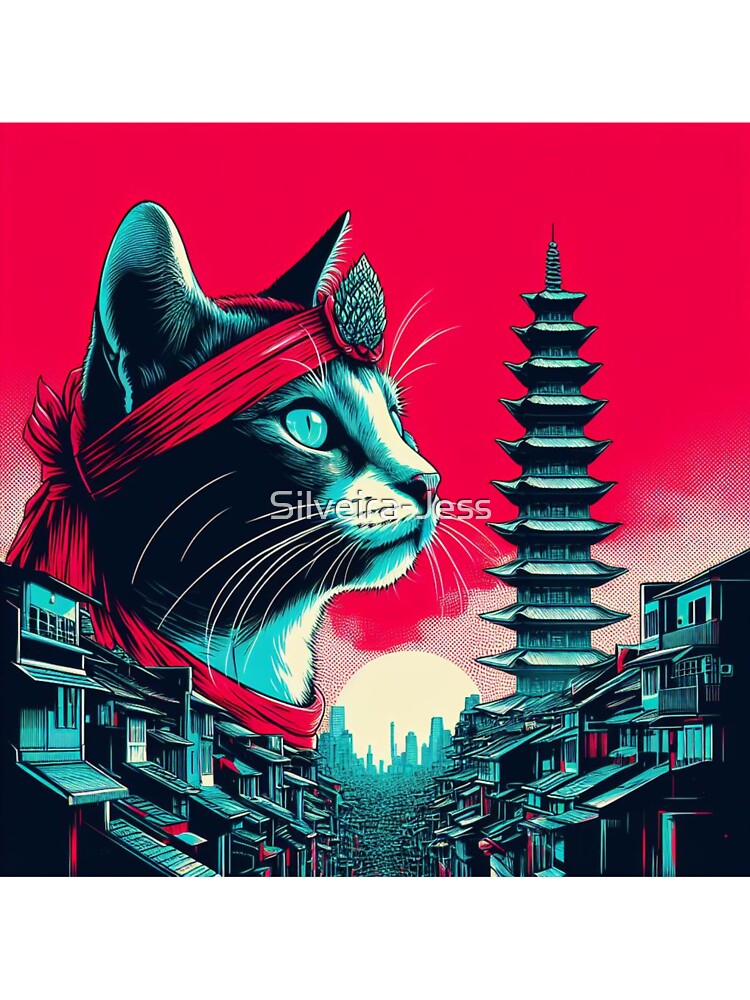 Cat cyberpunk by Silveira-Jess T-Shirts, Hoodie, Sweatshirt | BlankRebels.com (Image 3)