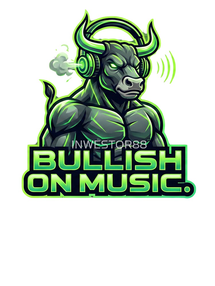 Stock Market Musician T-Shirt - 'Bullish on Music' (Image 3)