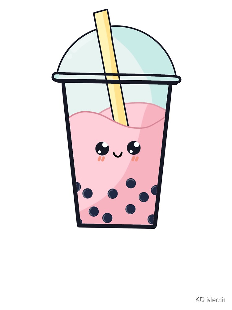 Cute Boba Tea Kawaii Bubble Tea Lover by KD Merch T-Shirts, Hoodie, Sweatshirt | BlankRebels.com (Image 3)