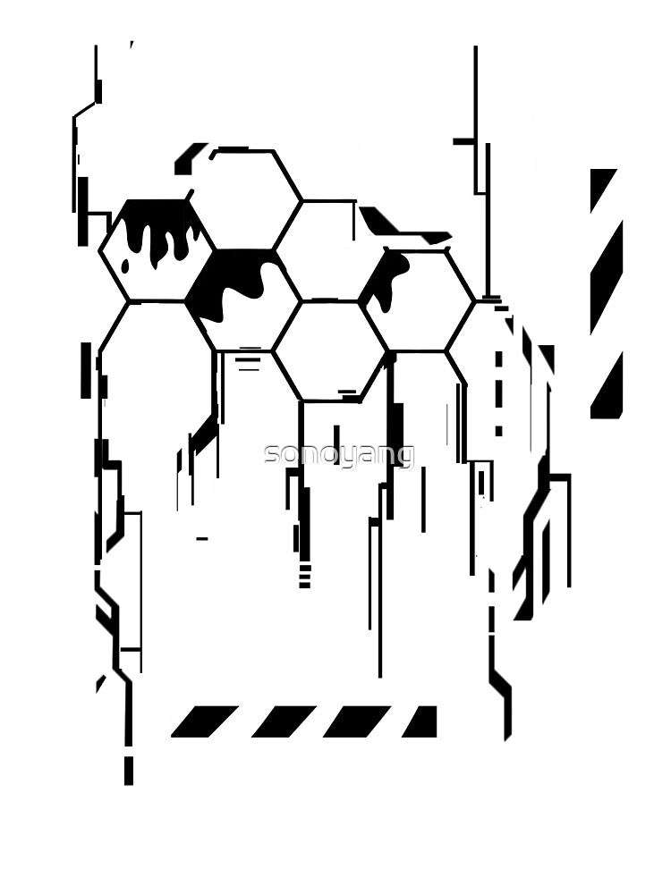 Inverted Hexagons // techwear by sonoyang