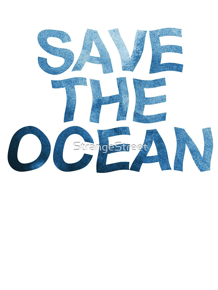 Save The Ocean | Environment Vegetarian Vegan by StrangeStreet T-Shirts, Hoodie, Sweatshirt | BlankRebels.com (Image 3)