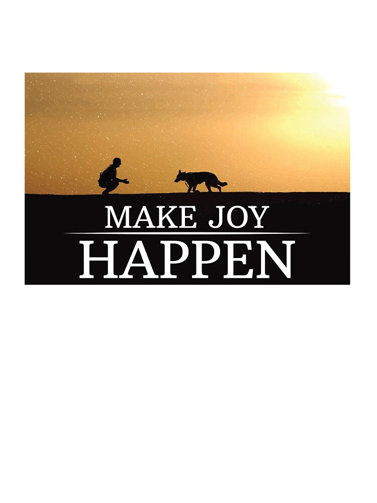 Make Joy Happen Dog Lover Gifts For Women Men Gift by Freid T-Shirts, Hoodie, Sweatshirt | BlankRebels.com (Image 3)