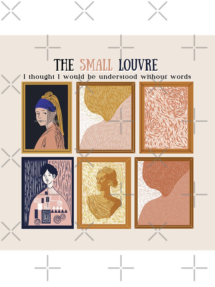The small Louvre - 6 paintings - Light background by Athenasgirl T-Shirts, Hoodie, Sweatshirt | BlankRebels.com (Image 3)