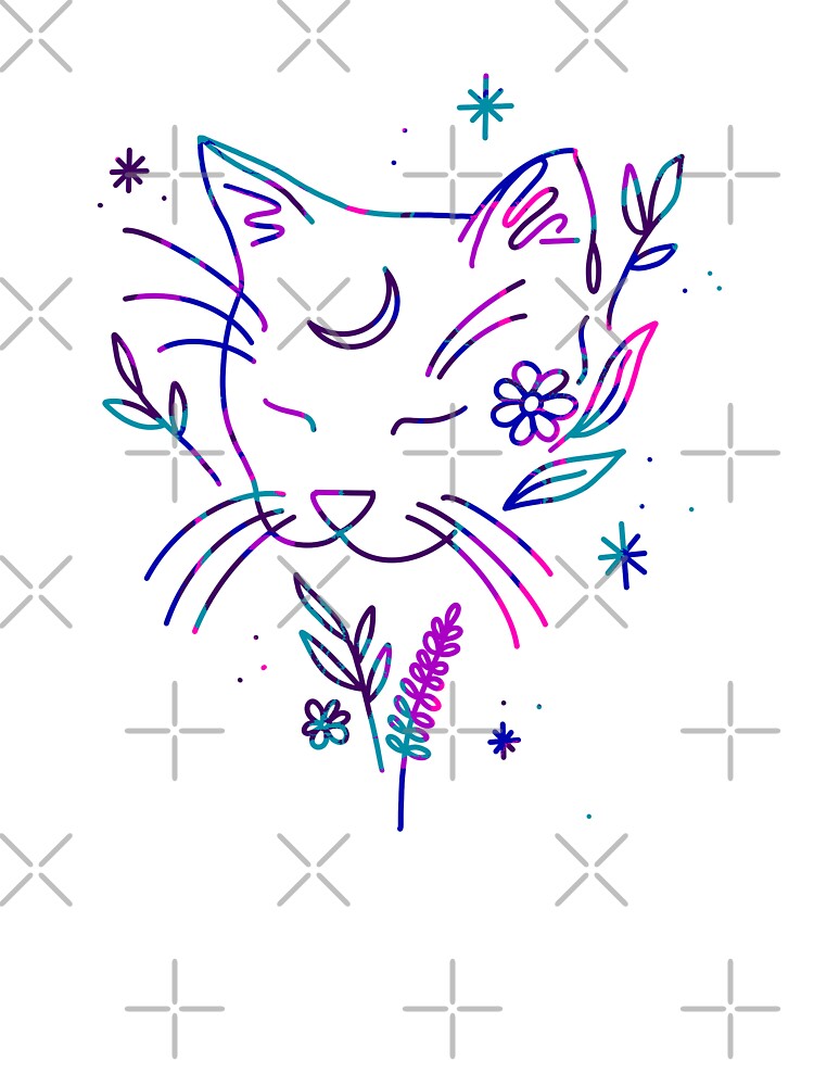 Celestial Cat by autumnallen15 T-Shirts, Hoodie, Sweatshirt | BlankRebels.com (Image 3)