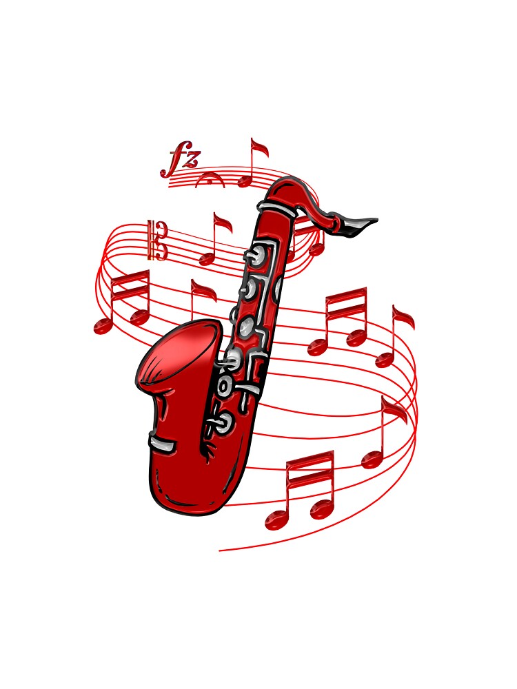 Red Sax Music Notes T-Shirts, Hoodie, Sweatshirt
