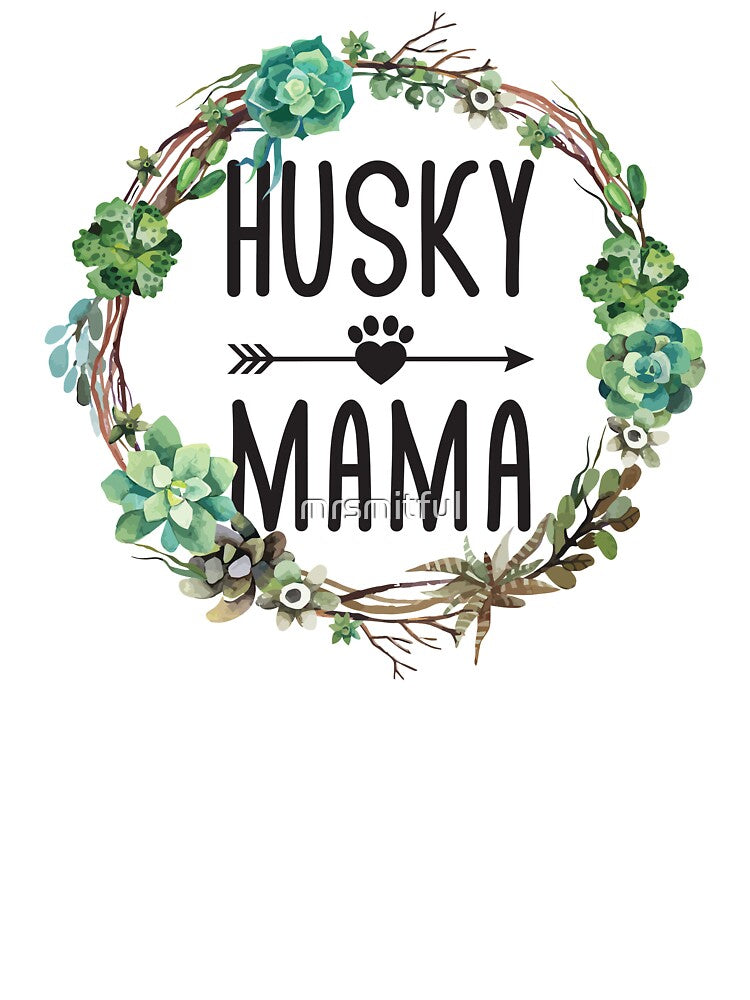 Husky Mom T-Shirt Siberian Husky Dog Lovers Mother Day Gifts by mrsmitful Hoodie, Sweatshirt | BlankRebels.com (Image 3)