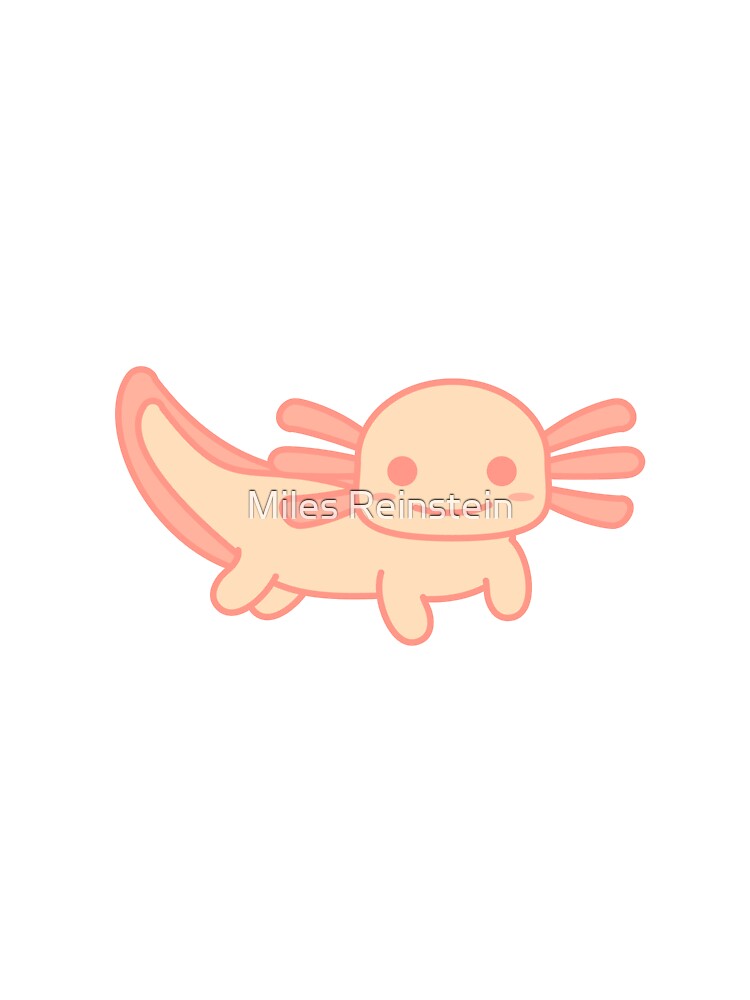 Peach Axolotl by Miles Reinstein T-Shirts, Hoodie, Sweatshirt | BlankRebels.com (Image 3)