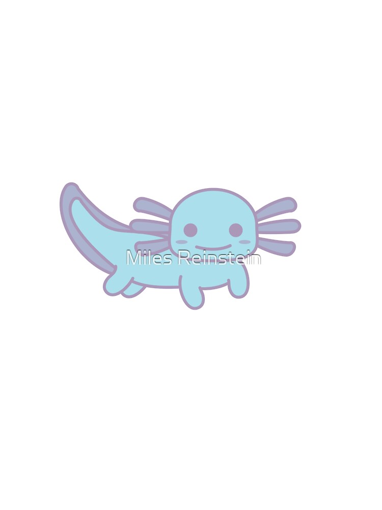 Blue Axolotl by Miles Reinstein T-Shirts, Hoodie, Sweatshirt | BlankRebels.com (Image 3)