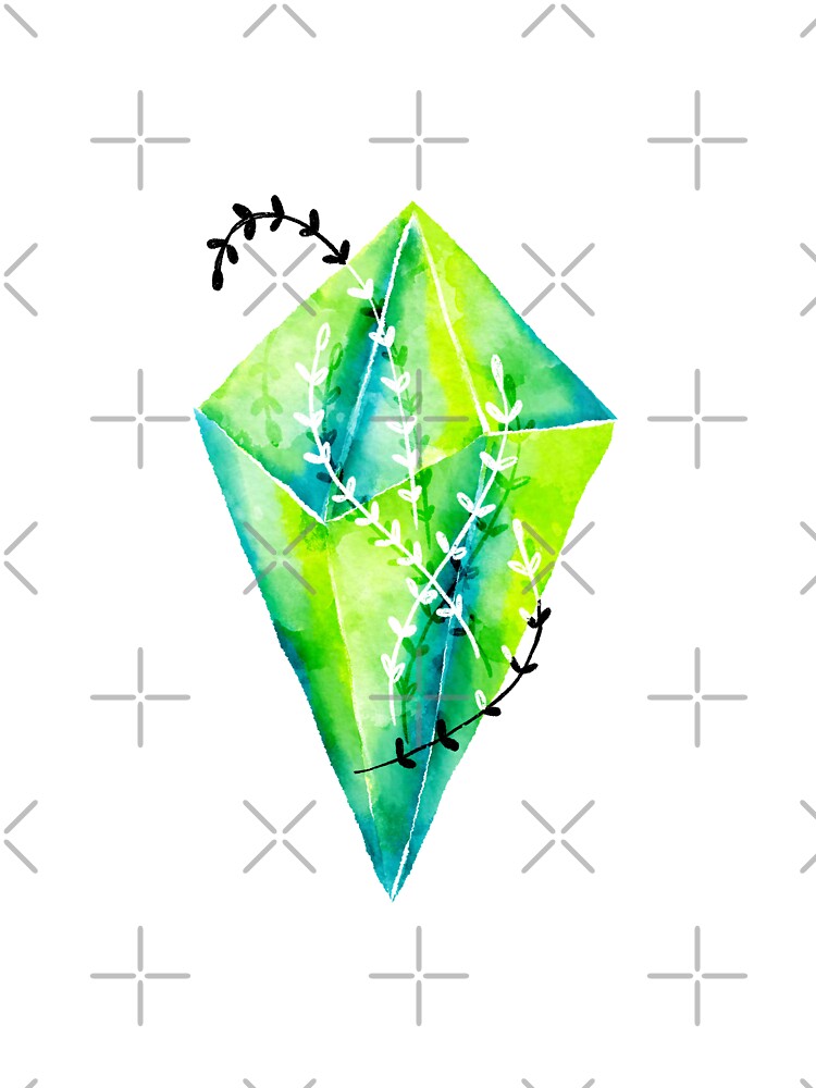 Green Precious Healing Crystal by Farissa Designs T-Shirts, Hoodie, Sweatshirt | BlankRebels.com (Image 3)