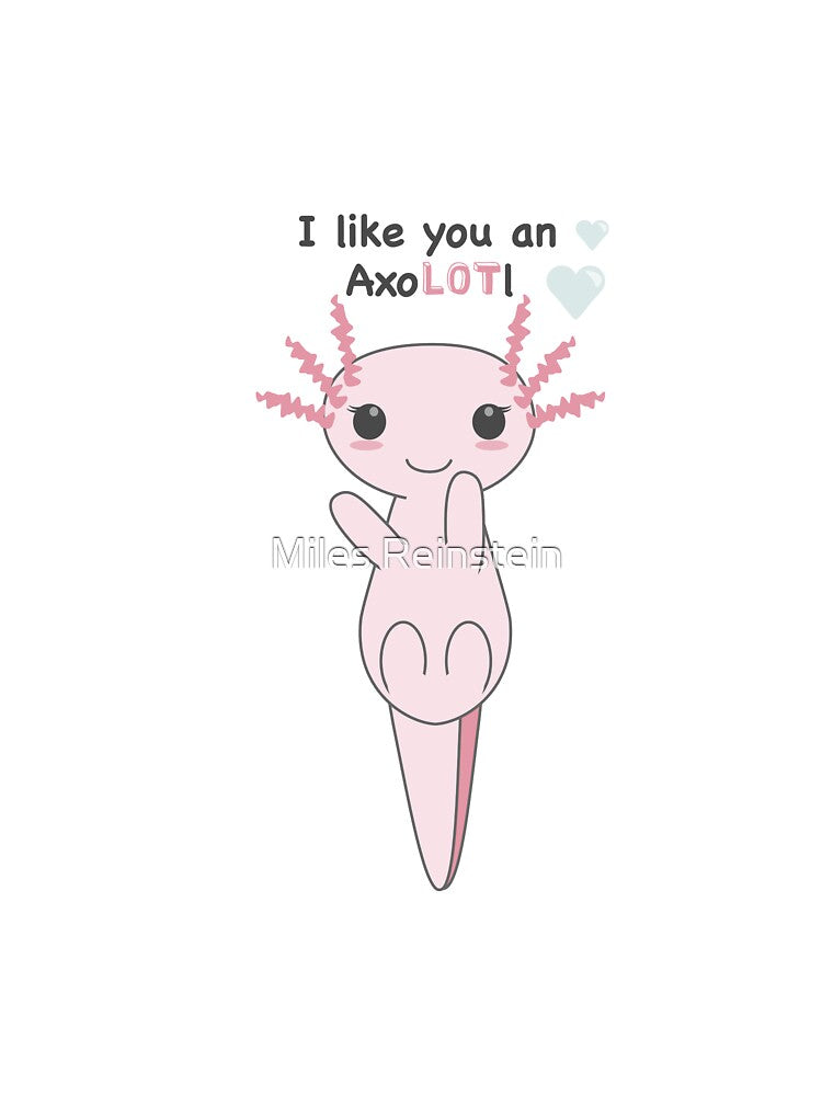 AxoLotl Love by Miles Reinstein T-Shirts, Hoodie, Sweatshirt | BlankRebels.com (Image 3)