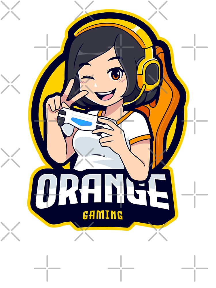 Gamer Girl Orange by Emil1993 T-Shirts, Hoodie, Sweatshirt | BlankRebels.com (Image 3)