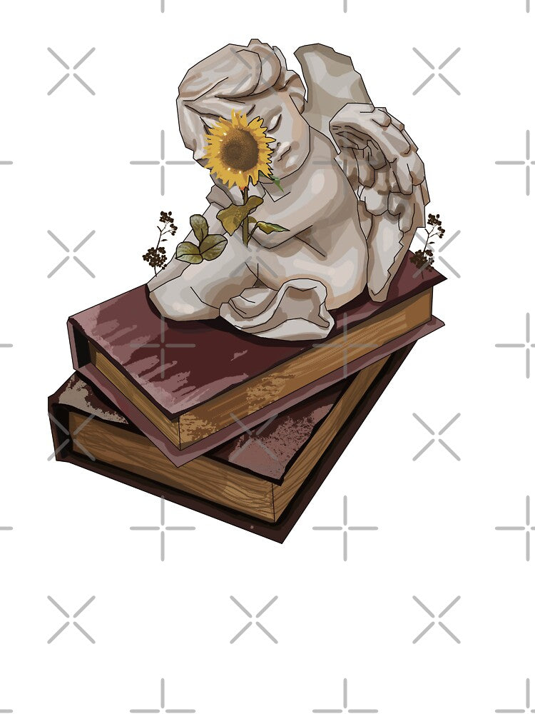 Aesthetic Dark academia Scuplture and Books - Vintage by Enella's Corner T-Shirts, Hoodie, Sweatshirt (Image 3)