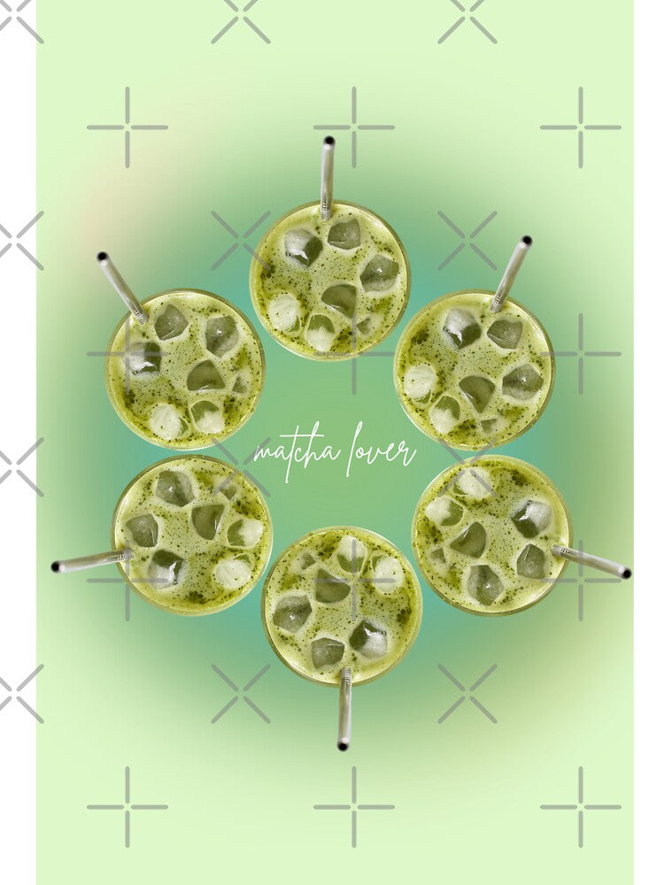 Iced Matcha Vibes – Aesthetic Green Tea Poster by jpb331 T-Shirts, Hoodie, Sweatshirt | BlankRebels.com (Image 3)