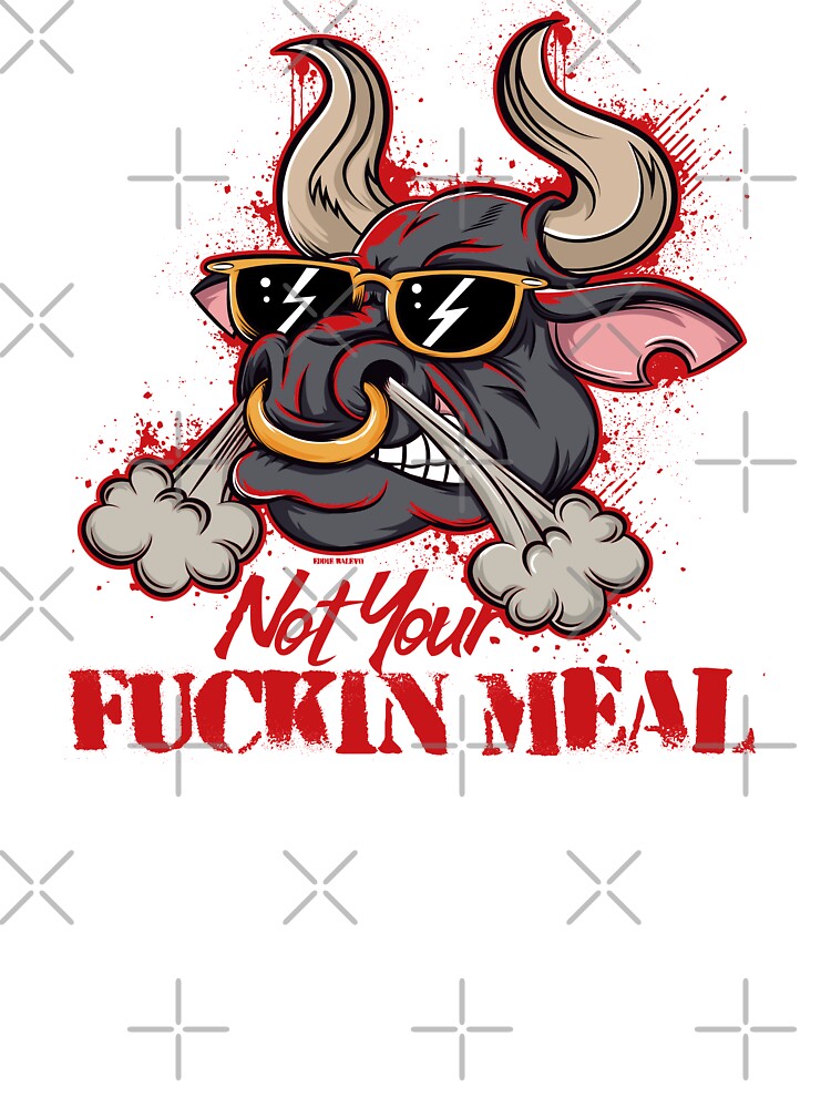 Angry Bull / Vegan Quote by EddieBalevo T-Shirts, Hoodie, Sweatshirt | BlankRebels.com (Image 3)