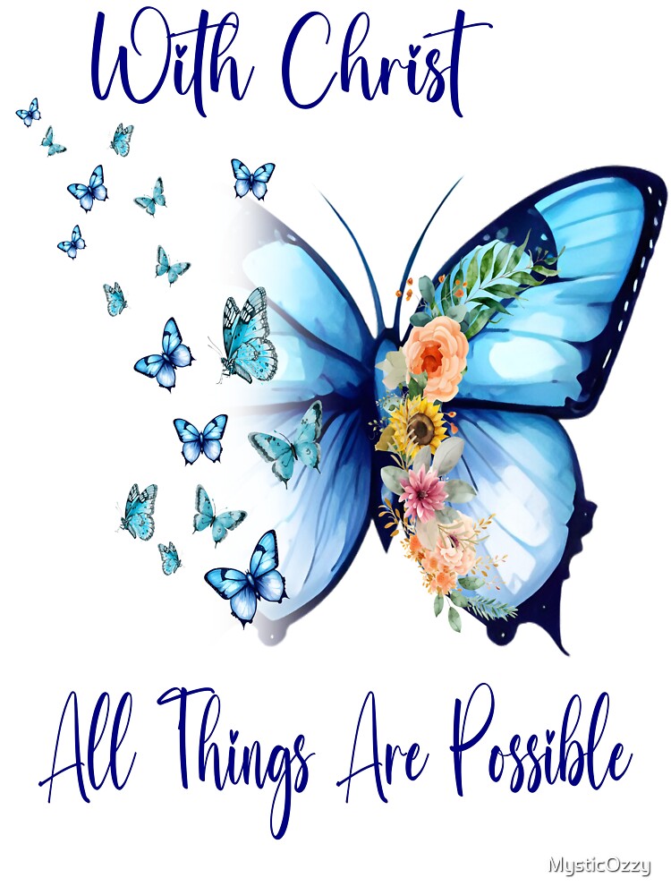 Magical Luna Moth: With Christ All Things are Possible by MysticOzzy T-Shirts, Hoodie, Sweatshirt | BlankRebels.com (Image 3)