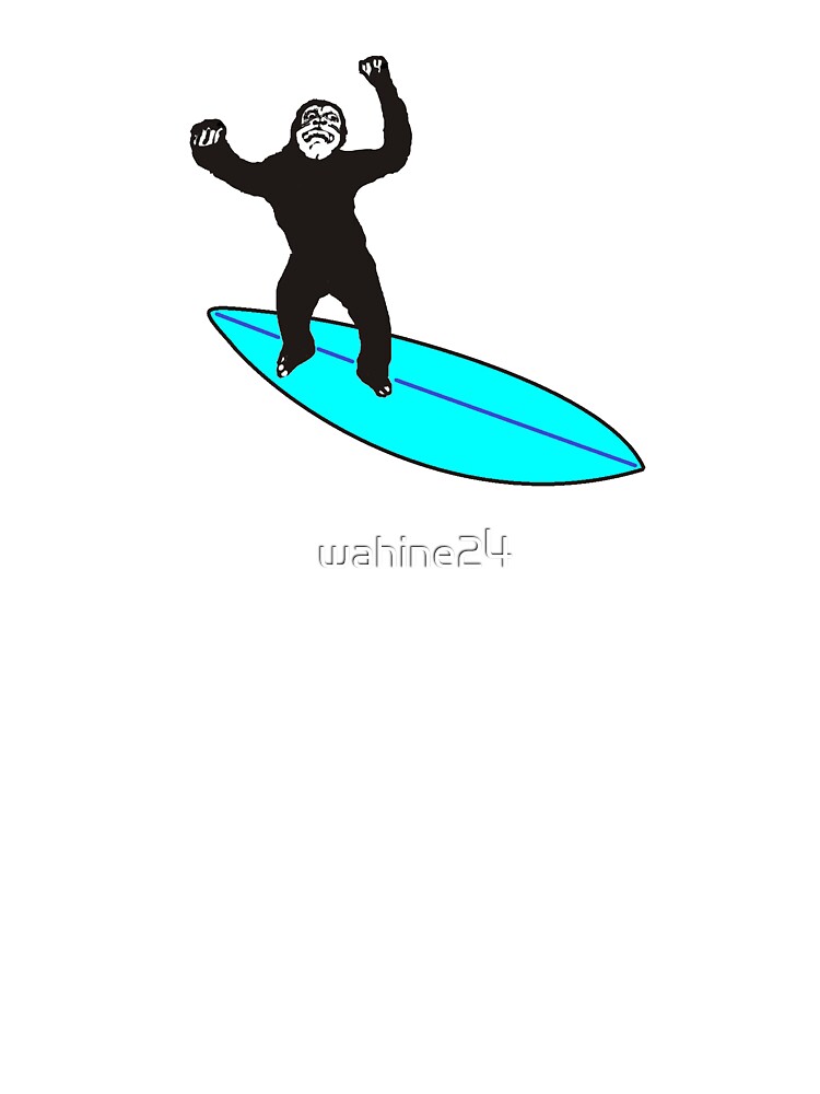 Chimp Surf by wahine24 T-Shirts, Hoodie, Sweatshirt | BlankRebels.com (Image 3)