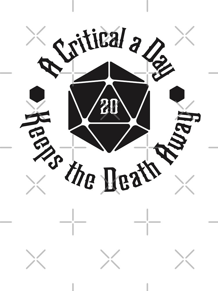 D20 A Critical a Day Keeps the Death Away by wolfkin-design T-Shirts, Hoodie, Sweatshirt | BlankRebels.com (Image 3)