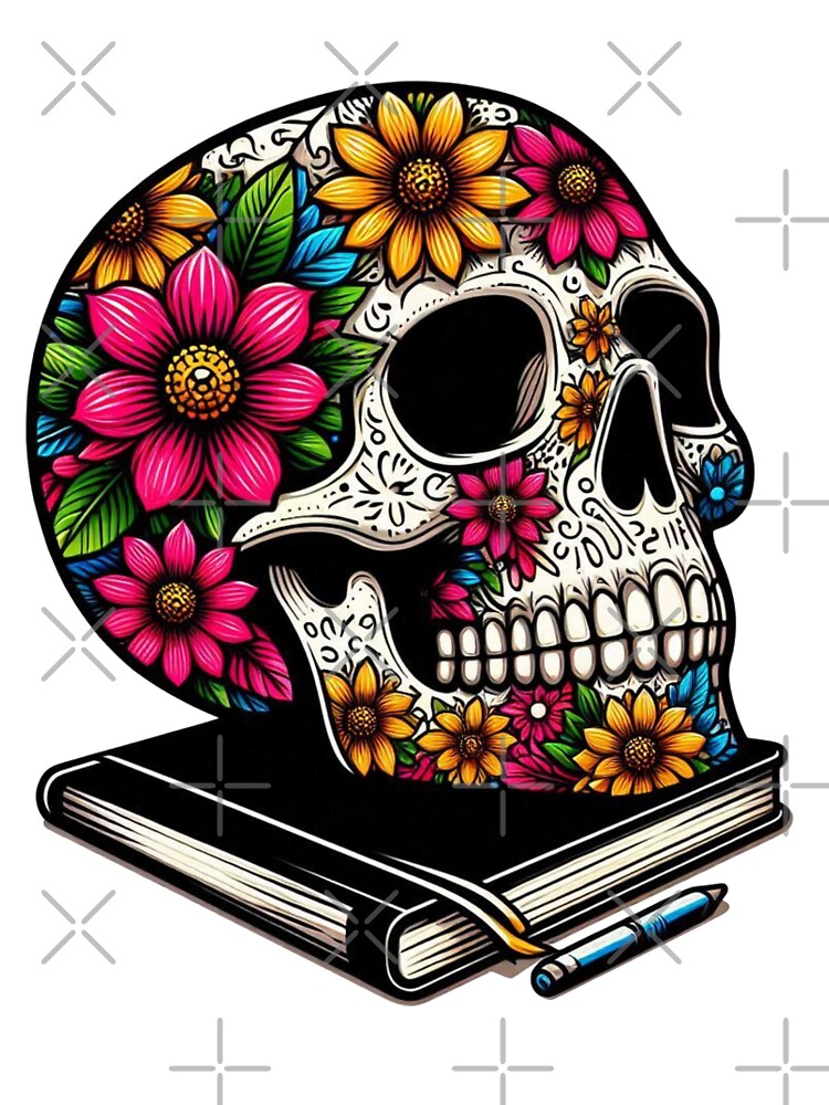 Skull with white color by CeammiShop T-Shirts, Hoodie, Sweatshirt | BlankRebels.com (Image 3)