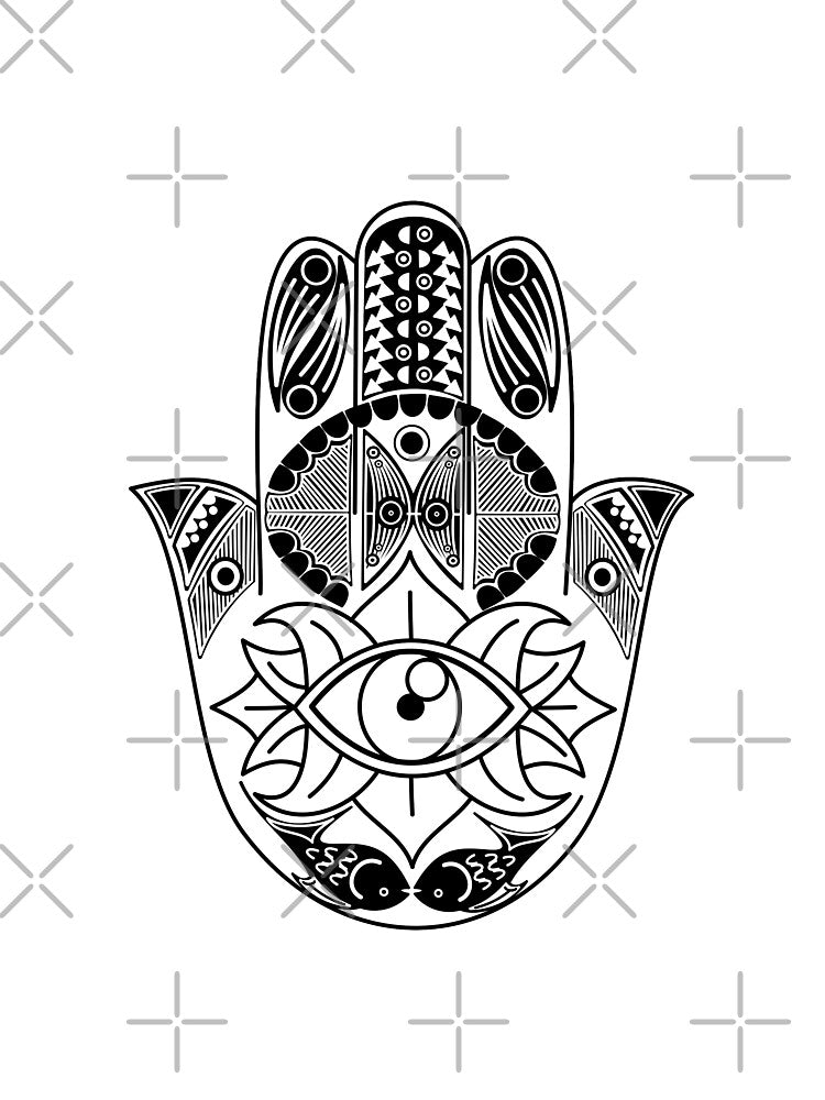 Hamsa by The Lemon Stationery & Gift T-Shirts, Hoodie, Sweatshirt | BlankRebels.com (Image 3)