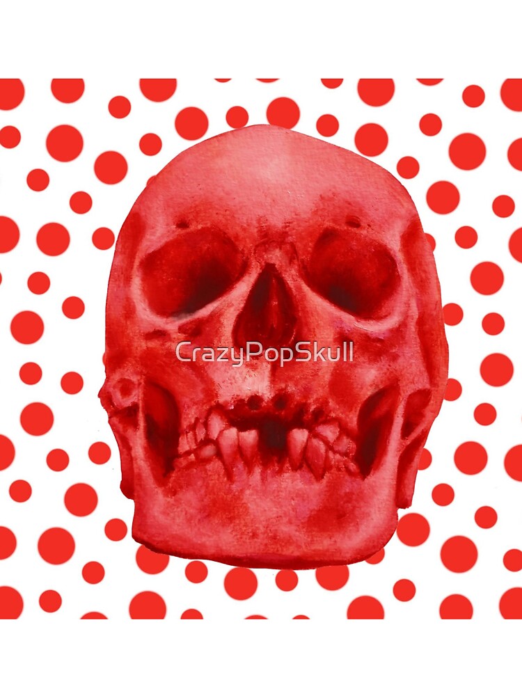 Skull Red Polka Dots by CrazyPopSkull T-Shirts, Hoodie, Sweatshirt | BlankRebels.com (Image 3)