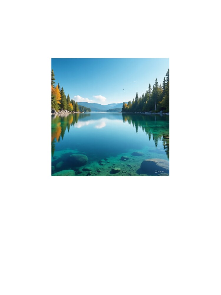 Beautiful lake by Stickersshop04 T-Shirts, Hoodie, Sweatshirt | BlankRebels.com (Image 3)