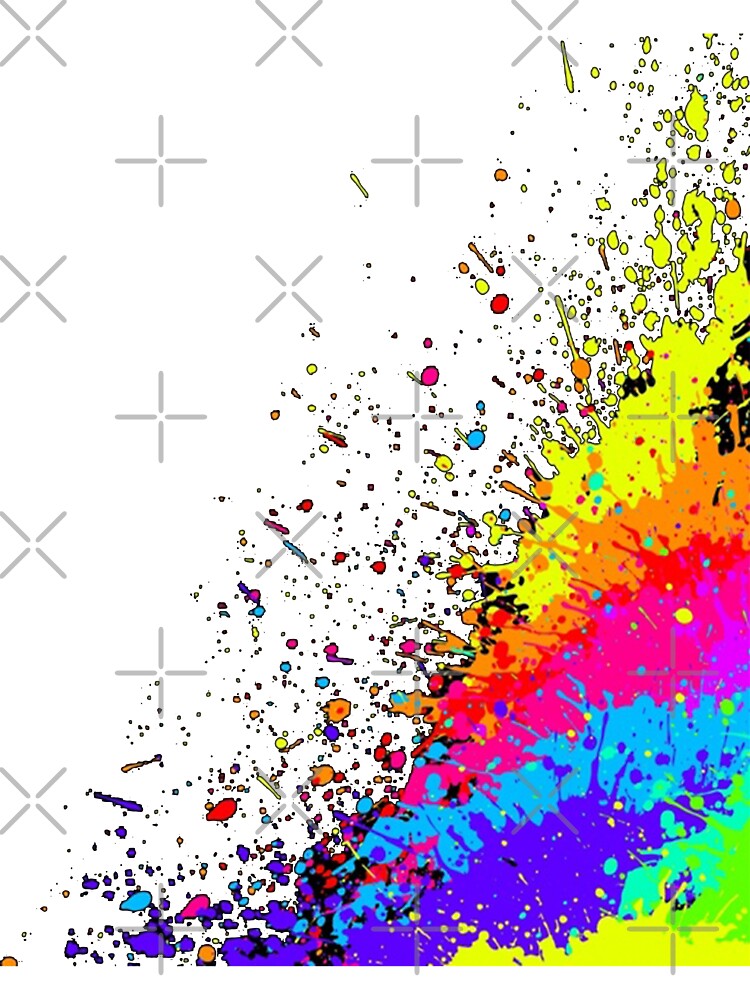Grunge Paint Splat Rainbow by leen12 Art Designs Prints T-Shirts, Hoodie, Sweatshirt | BlankRebels.com (Image 3)