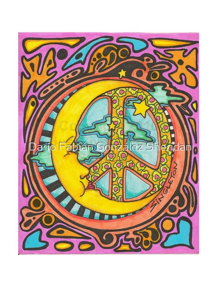 Hippie 4 by Darío Fabián González Sheridan T-Shirts, Hoodie, Sweatshirt | BlankRebels.com (Image 3)