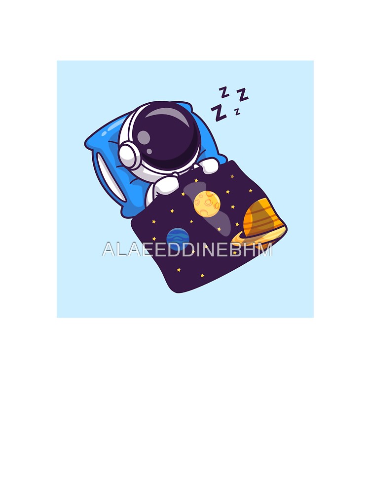 Astronaut slipping space cartoon by ALAEEDDINEBHM T-Shirts, Hoodie, Sweatshirt | BlankRebels.com (Image 3)