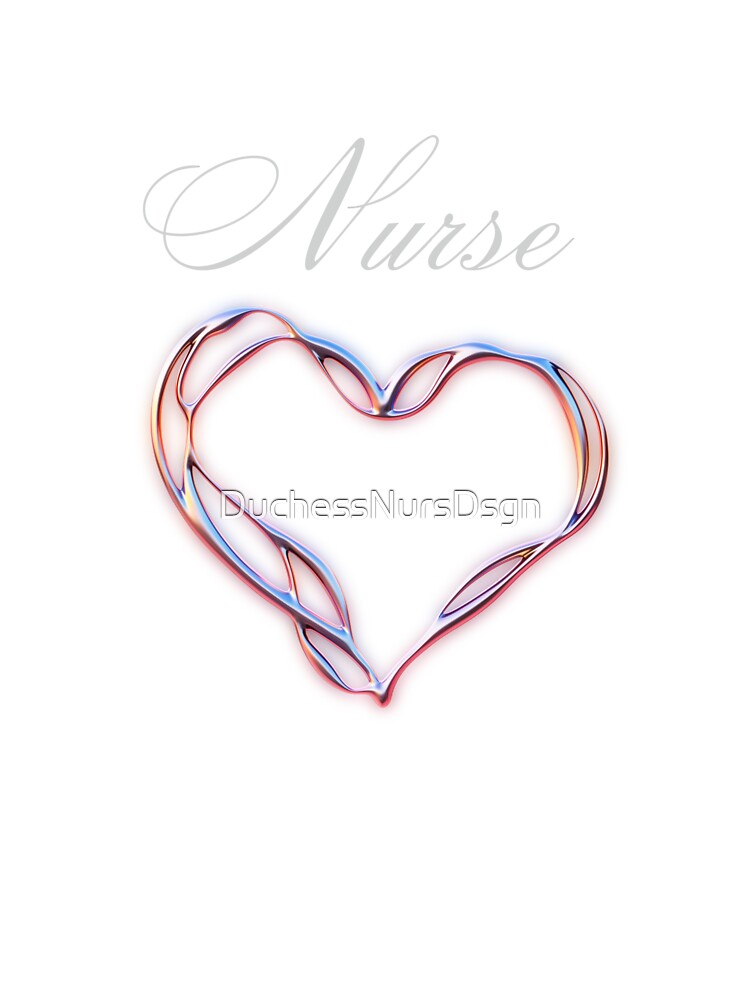 Nurse With Heart by DuchessNursDsgn T-Shirts, Hoodie, Sweatshirt | BlankRebels.com (Image 3)