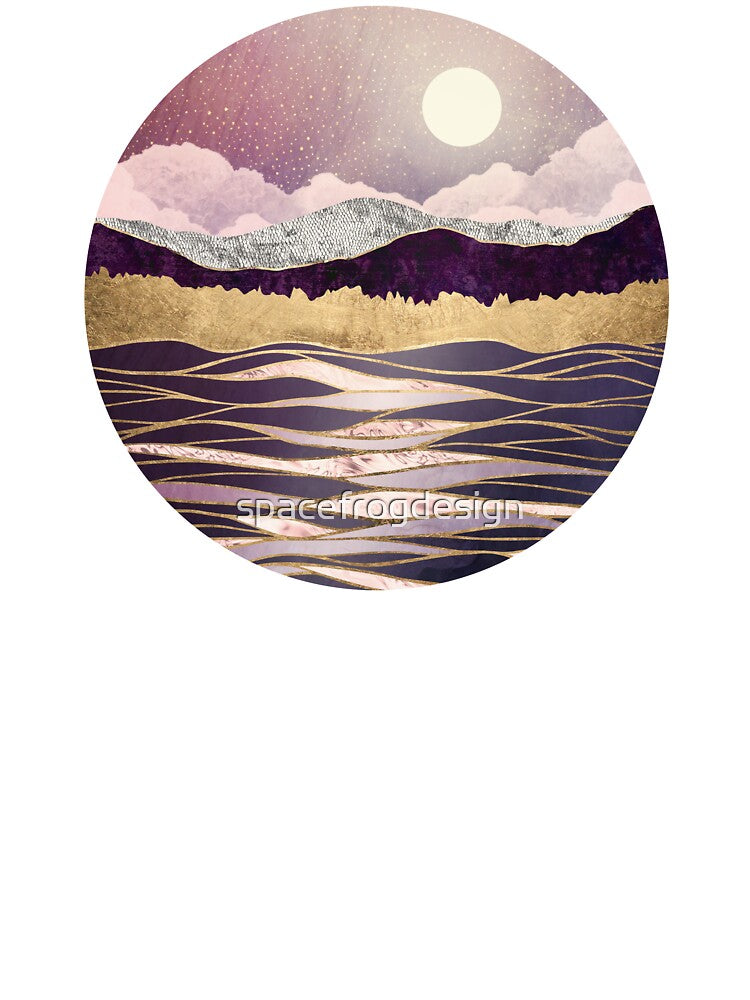 Lunar Waves by spacefrogdesign T-Shirts, Hoodie, Sweatshirt | BlankRebels.com (Image 3)
