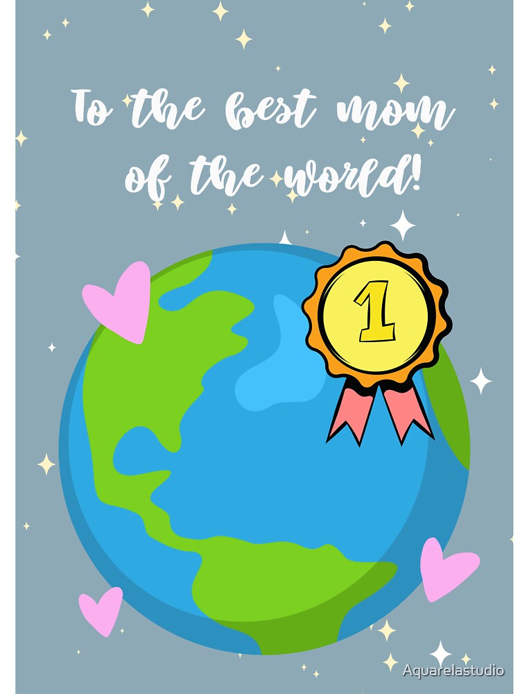 The best mom! by Aquarelastudio T-Shirts, Hoodie, Sweatshirt | BlankRebels.com (Image 3)