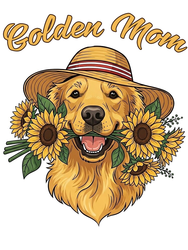 Golden Mom       Golden Retriever by Bichon Boutique T-Shirts, Hoodie, Sweatshirt | BlankRebels.com (Image 3)
