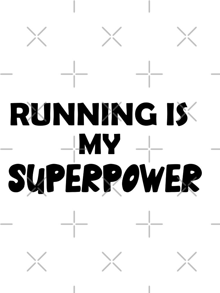 Running Is My Superpower , Funny Simple Text Black And White Font by Every Pet  Shirts Hoodie, Sweatshirt (Image 3)