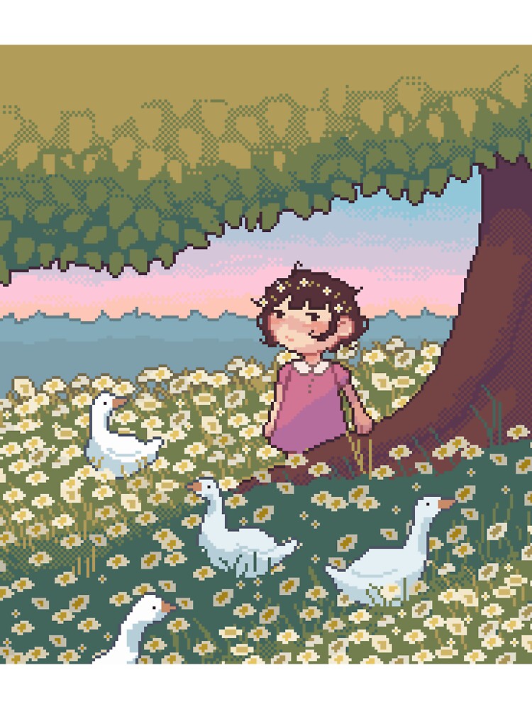 Girl and geese! by LankyPng T-Shirts, Hoodie, Sweatshirt | BlankRebels.com (Image 3)