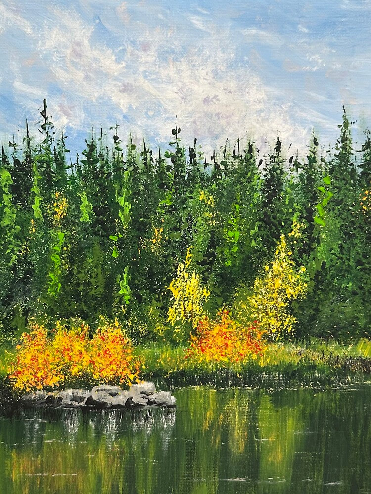 Lake Trip Nature Theme by Deb Bossert Artworks