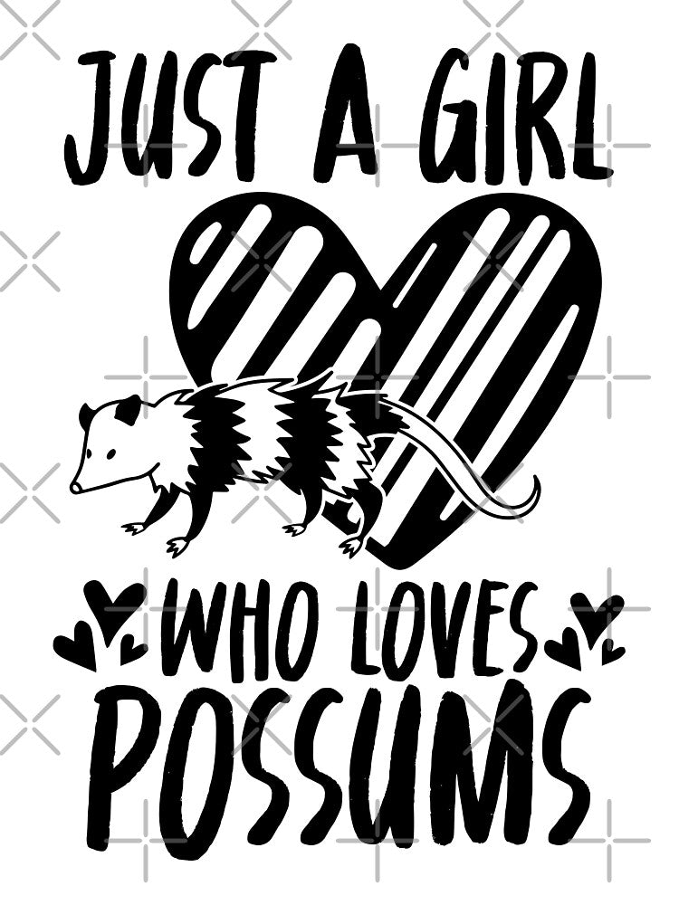 just a girl who loves possums funny opossum by teeshop87 T-Shirts, Hoodie, Sweatshirt | BlankRebels.com (Image 3)