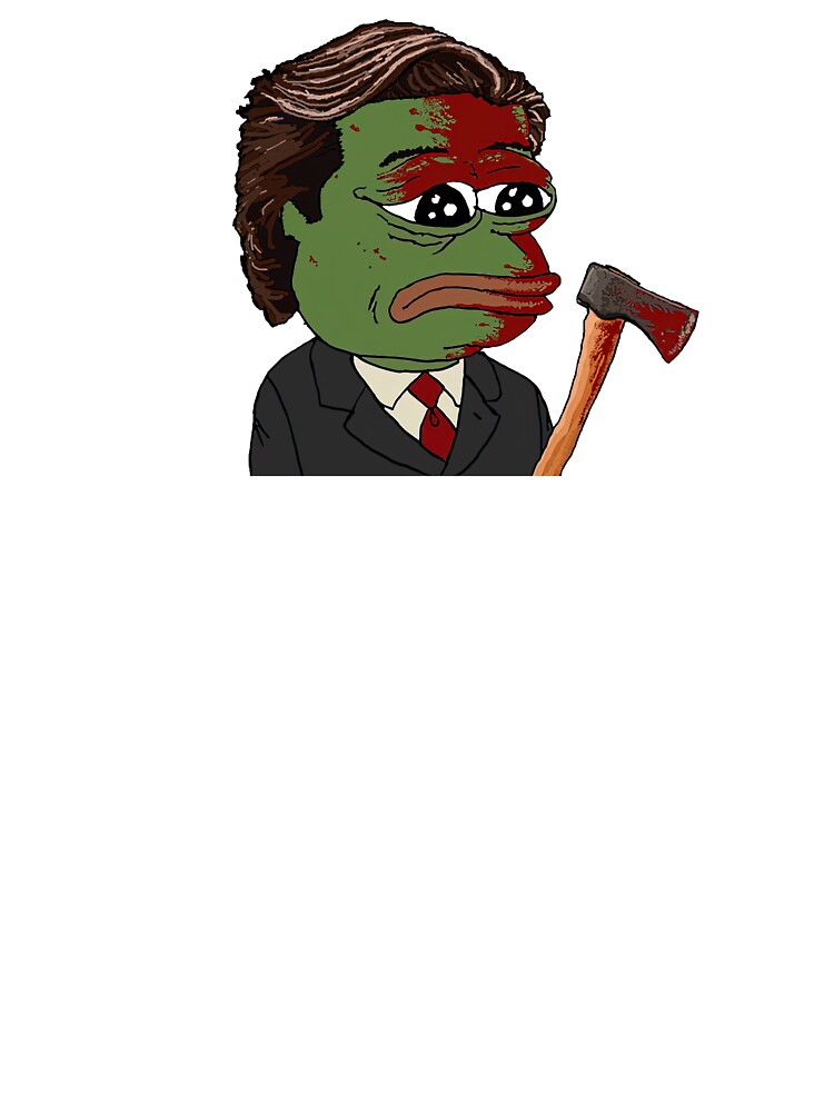 Patrick Bateman Pepe American Psycho by ASamArt T-Shirts, Hoodie, Sweatshirt | BlankRebels.com (Image 3)
