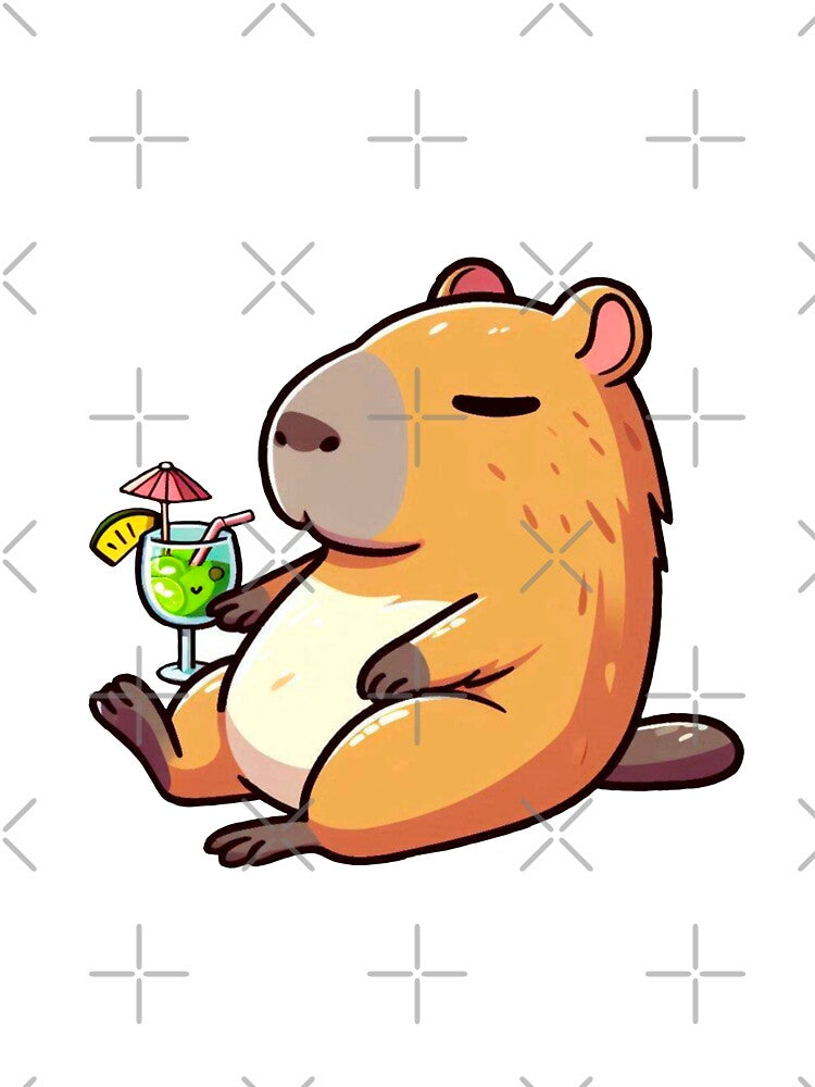 Capybara with margarita by jazwakefieldart T-Shirts, Hoodie, Sweatshirt | BlankRebels.com (Image 3)